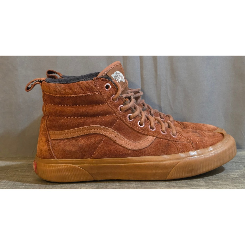 Vans Sk8-Hi MTE Sequoia Gum High-Top Sneakers Womens 9 Mens 7.5 Brown
